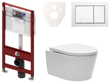 Fali WC szett TECE előtétfalas szereléshez + SAT Brevis WC SIKOTS3W1