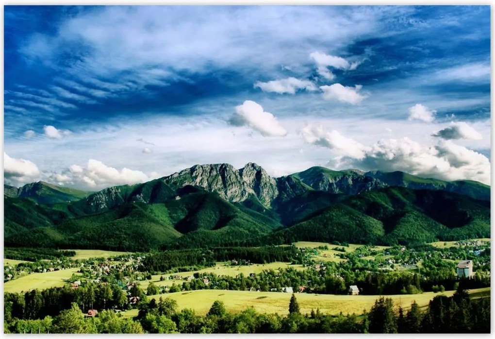 Poszterek 155x105 Tátra Panoráma Tájkép