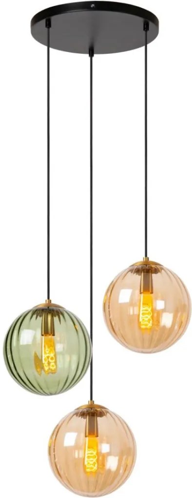 Lucide MONSARAZ 45493/03/33 Függőlámpa 3x40w/e27 ip20
