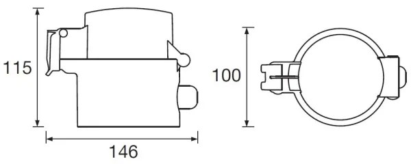 Ledvance - Intelligens kültér aljzat SMART+ 3680W/230V/Típus F/SCHUKO 16A IP44