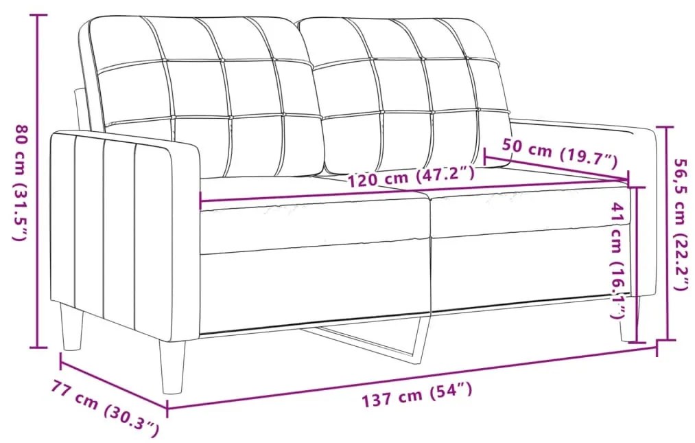 kétszemélyes rózsaszín bársony kanapé 120 cm