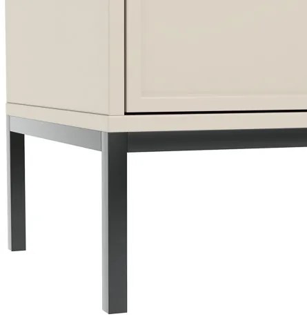 DECO Komód Beige Színben 6 Fiókkal 150 cm