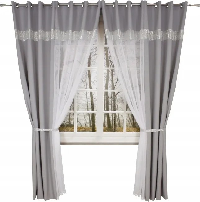 Függöny Szett Függöny Strassz Függöny Fátyol