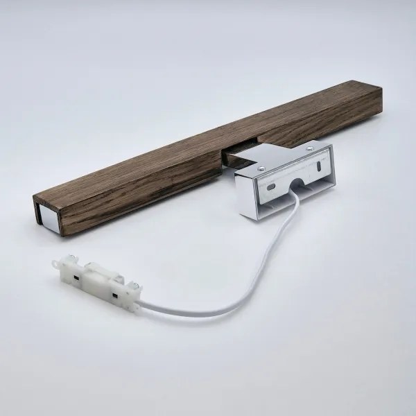 Brilagi-LED Fürdőszobai tükörmegvilágítás WOODY MIRROR LED/8W/230V IP44 tölgy/króm