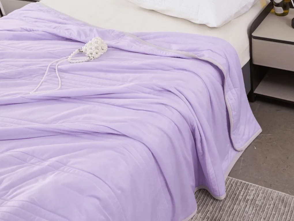 Hűsítő nyári paplan CELIA, lila Méret: 200 x 220 cm