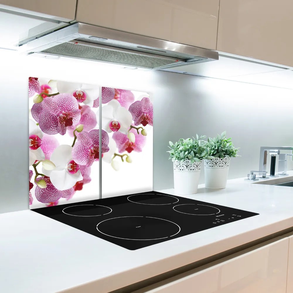 Üveg vágódeszka Orchidea 60x52 cm