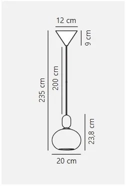 Nordlux - Csillár zsinóron NOTTI 1xE27/40W/230V szürke