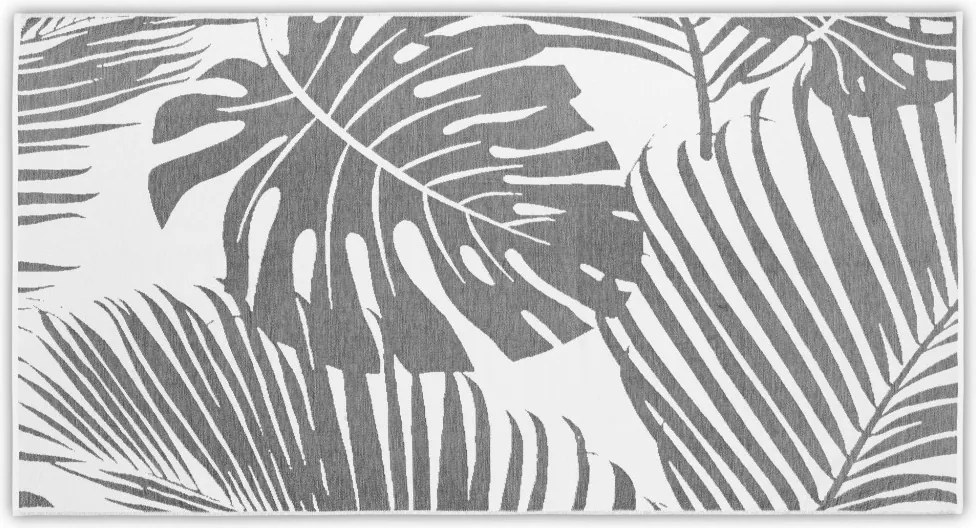 Leaf törülköző, antracit, 100×180 cm