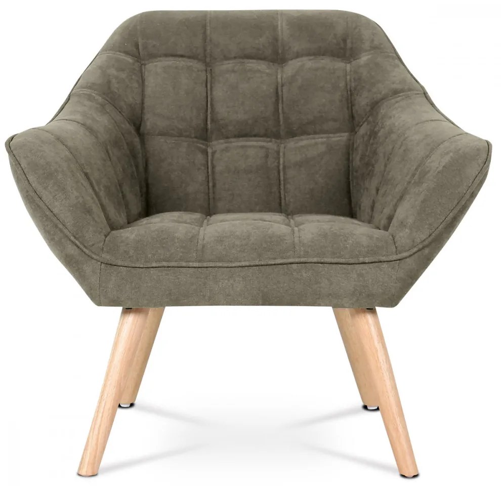 Fotoliu Elegant De 1 Persoană Cu Tapițerie De Culoare Trufe Ak-321