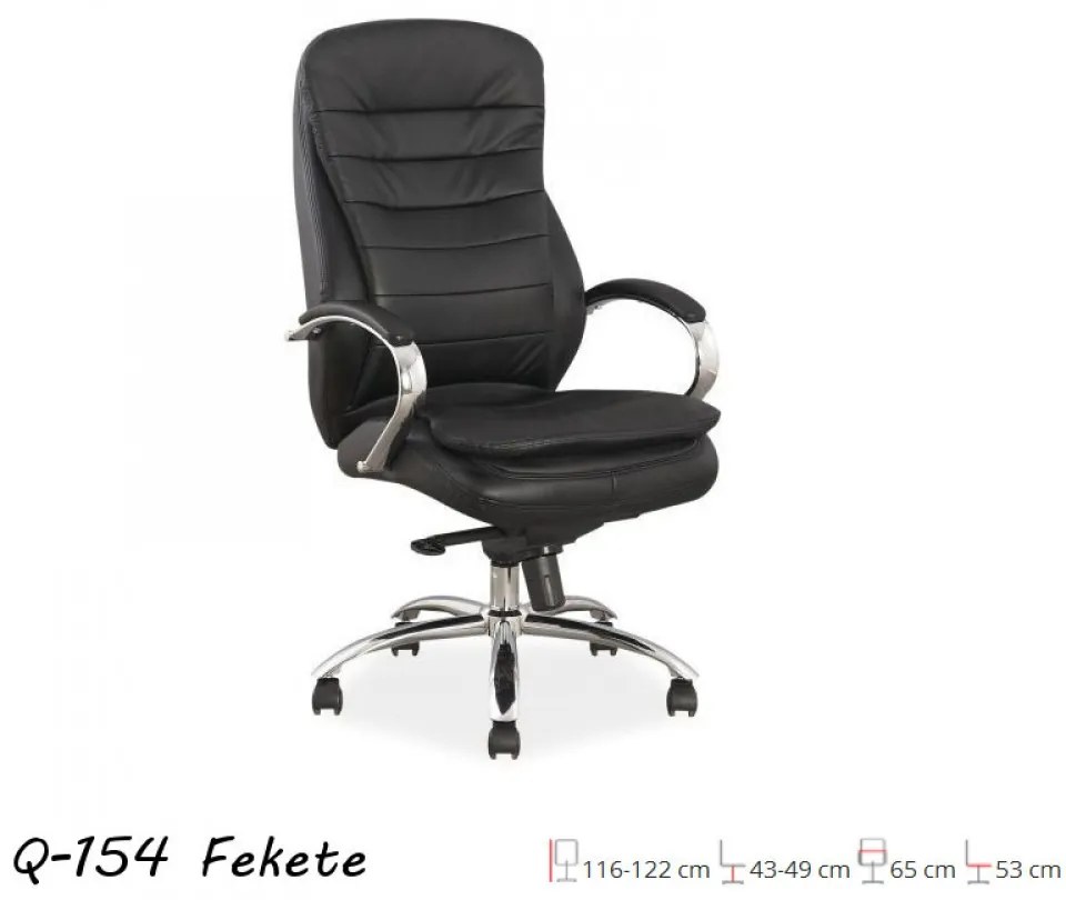 Q-154 Forgószék Fekete