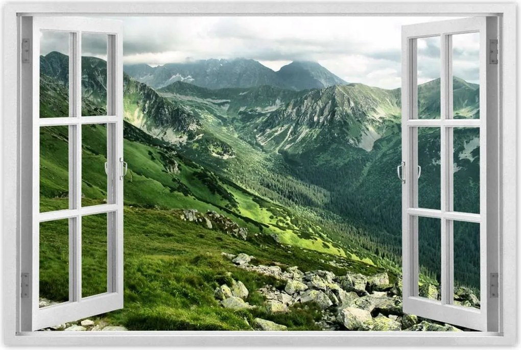 Poszterek 90x60 Tátra Lengyel hegyek Kilátás