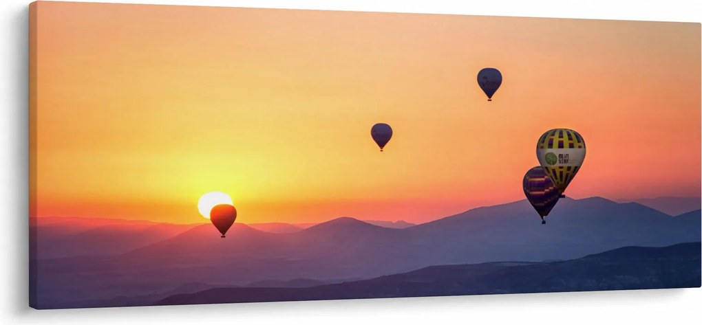 Hőlégballon képe (120x50 cm)