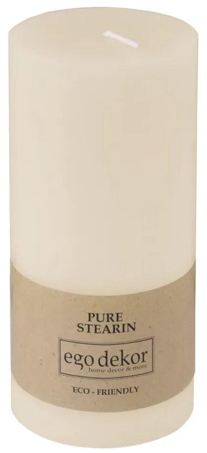 Friendly krémszínű gyertya, égési idő 50 óra - Rustic candles by Ego dekor