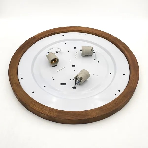 Brilagi - LED Mennyezeti lámpa BELLADONNA 3xE27/15W/230V átm. 50 cm fehér/tölgy cseresznye