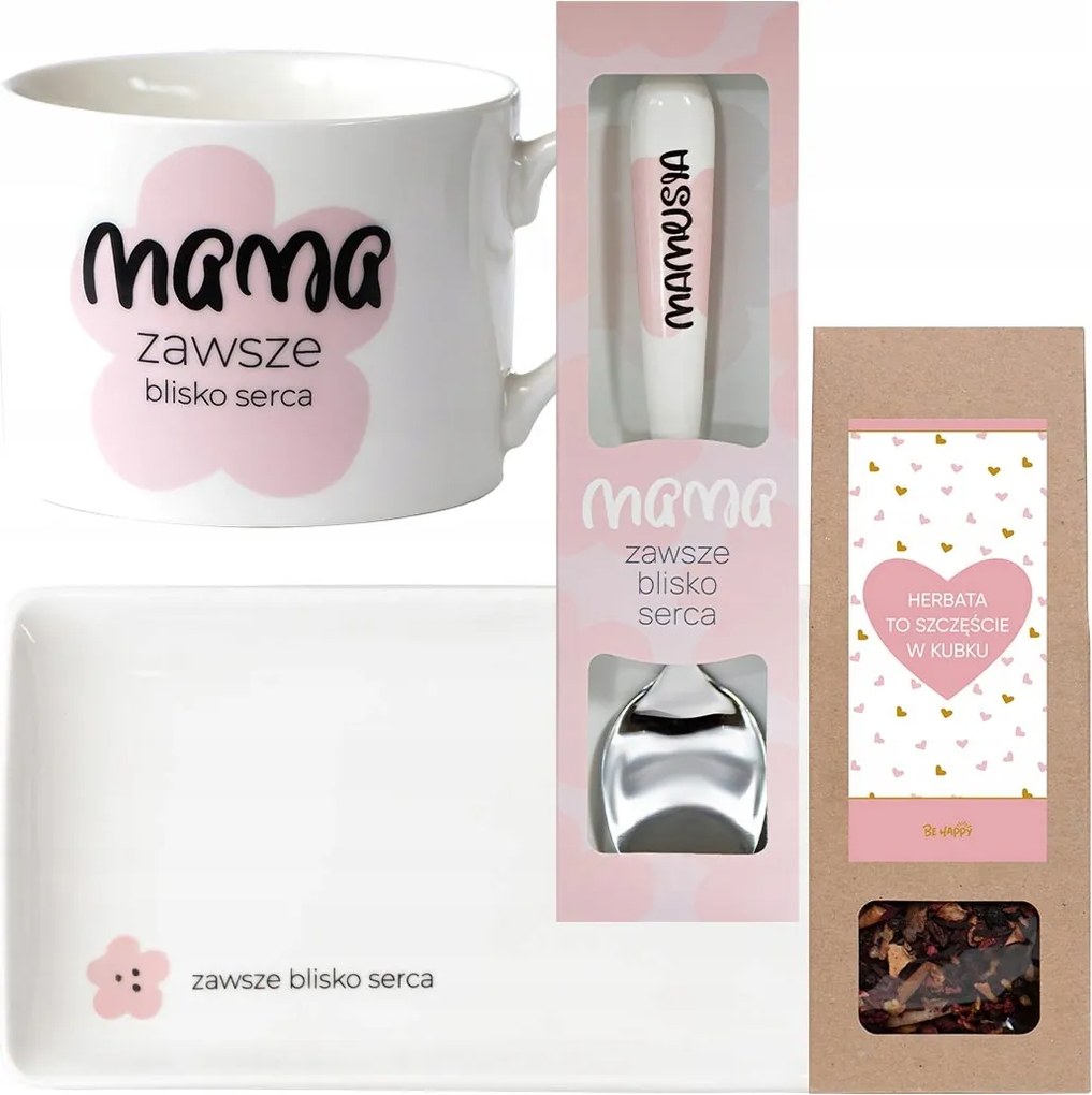 Anya Ajándékkosár Szett Anyák Napjára Születésnap Bögre Kanál Felirat