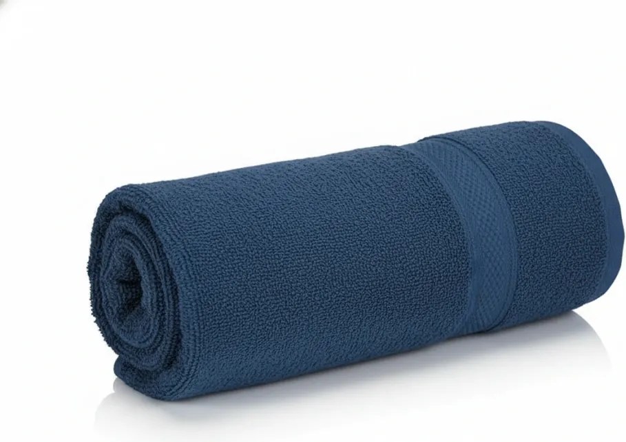 CLARYSSE ELEGANCE törölköző 60x110 cm sötétkék, 100% pamut