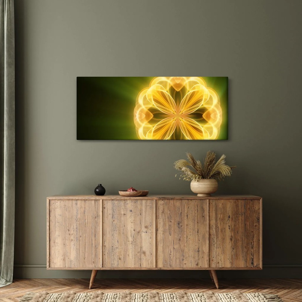 Sárga virág képe (120x50 cm)