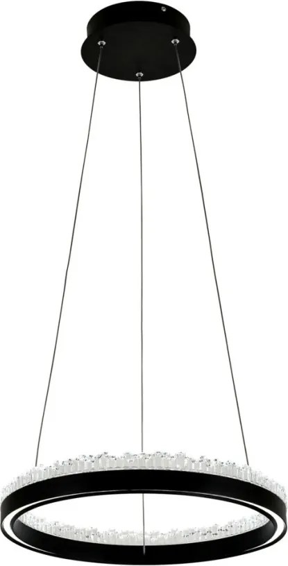 ZUMA LINE PD2304400R-MB REGI Modern Led Függesztett Lámpa Fekete LED IP20