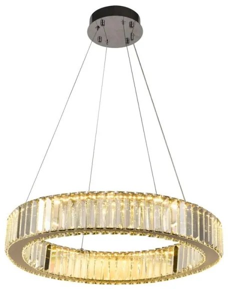 LED állítható fényerejű csillár kábellel LED/40W/230V 3000-6500K króm, DO