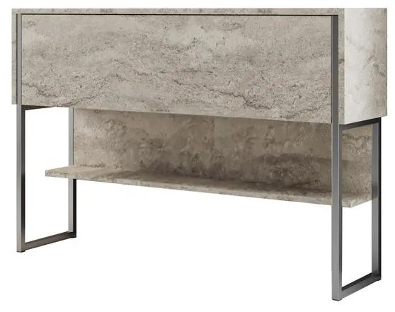 Komód Luxe - Travertine, Silver