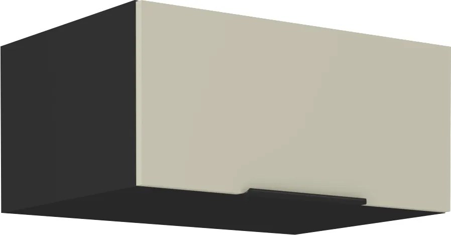 Felső szekrény, kasmír/fekete, ARAKA 80 NAGU-36 1F