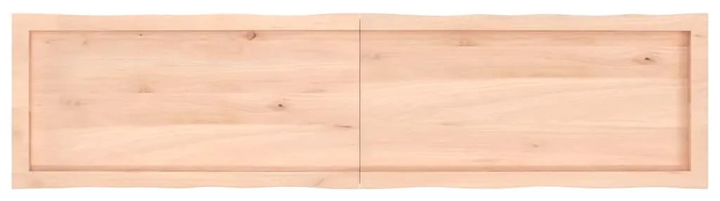 kezeletlen tömör fa asztallap 160x40x(2-6) cm