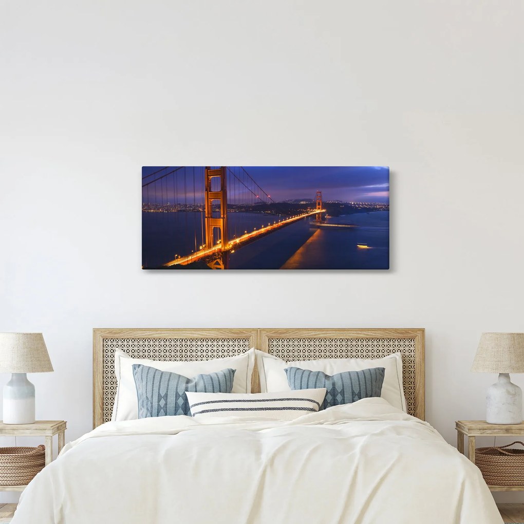 Kép - Golden Gate híd (120x50 cm)