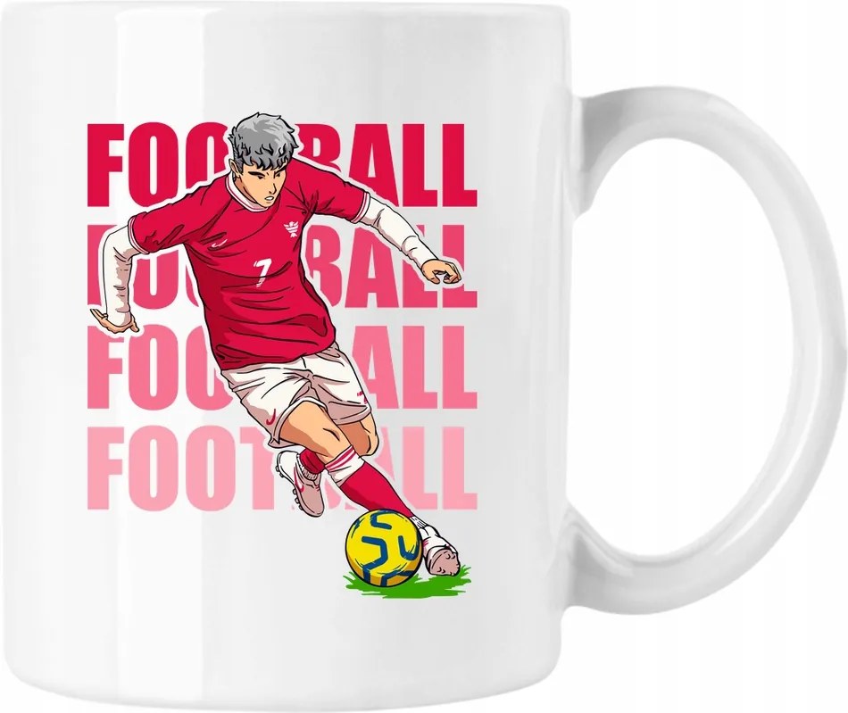 Futball Bögre Rajongóknak Fehér 330ml