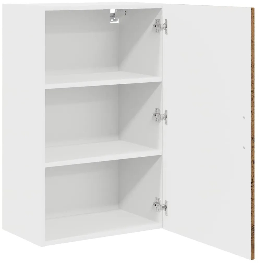 Fali konyhaszekrény polcokkal Öreg fa 50 x 31 x 80 cm Faanyag