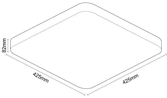 LED Dimmelhető mennyezeti lámpa hangvezérléssel OPAL LED/48W/230V + távirányító