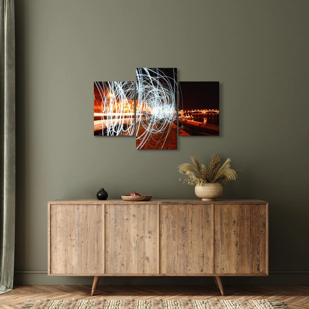 A fényhullámok képe (90x60 cm)