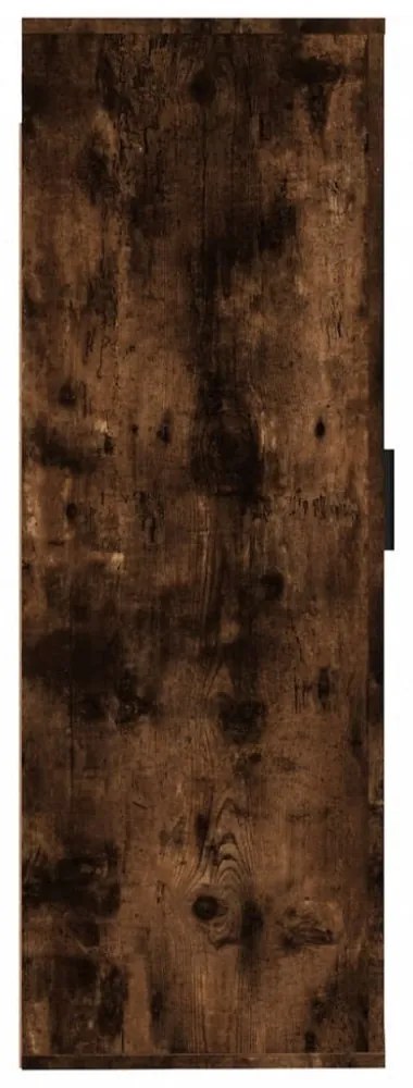 füstös tölgy színű fali TV-szekrény 40x34,5x100 cm