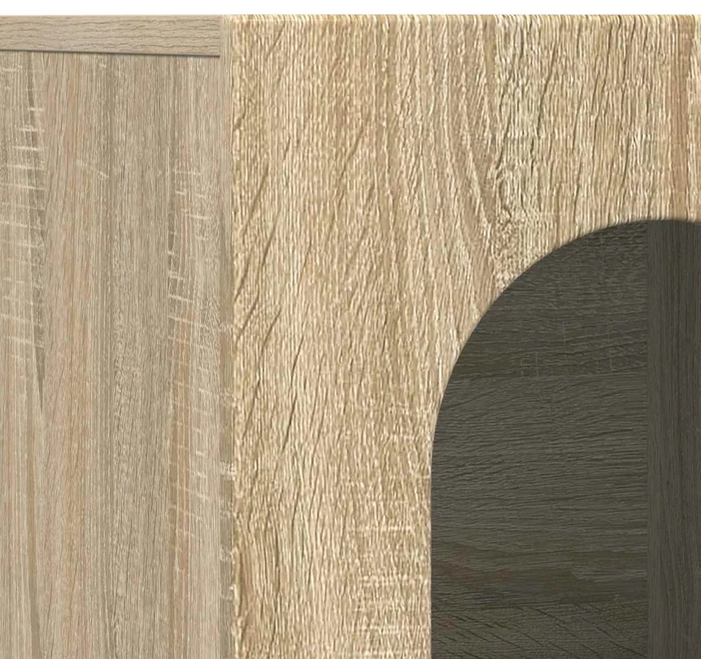 Széf Sonoma tölgy 100 x 35 x 59 cm Faanyag