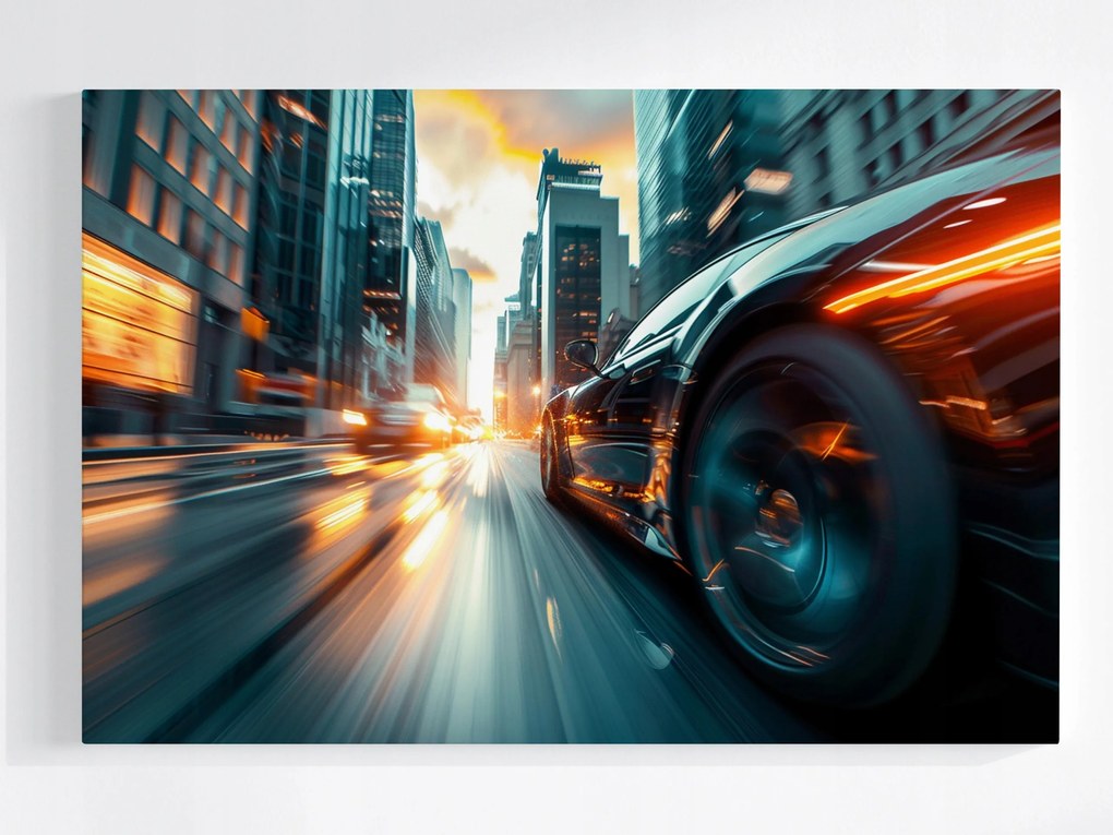 Vászonkép Canvas Város Utca Forgalom Autó Utazás 120x80