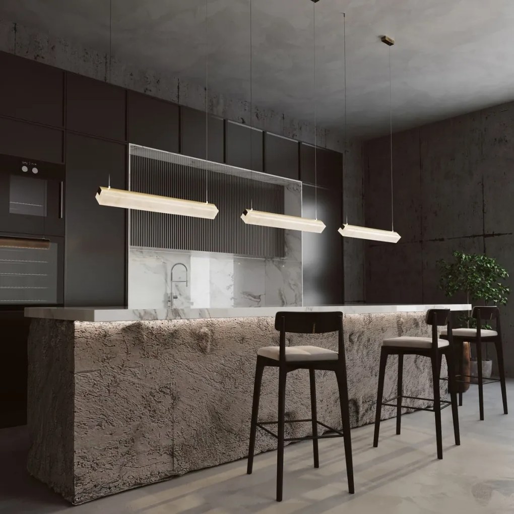 MAYTONI MOD250PL-L36BS3K PETRA Modern Led Függesztett Lámpa Sárgaréz LED IP20
