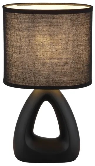 Globo 21731S - Asztali lámpa TRIANGLE 1xE14/40W/230V fekete