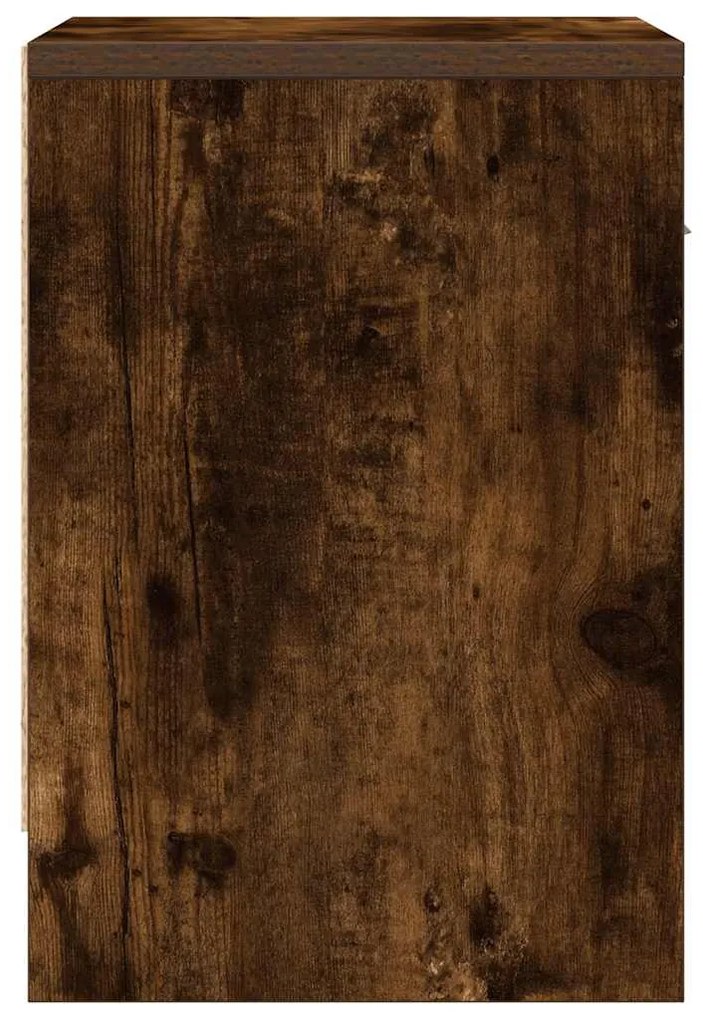 2 db füstös tölgy színű éjjeliszekrény fiókkal 39x28x41 cm