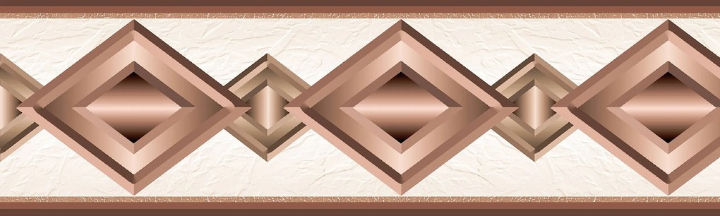 Deco Border fali dekorációs csík 58 rombusz