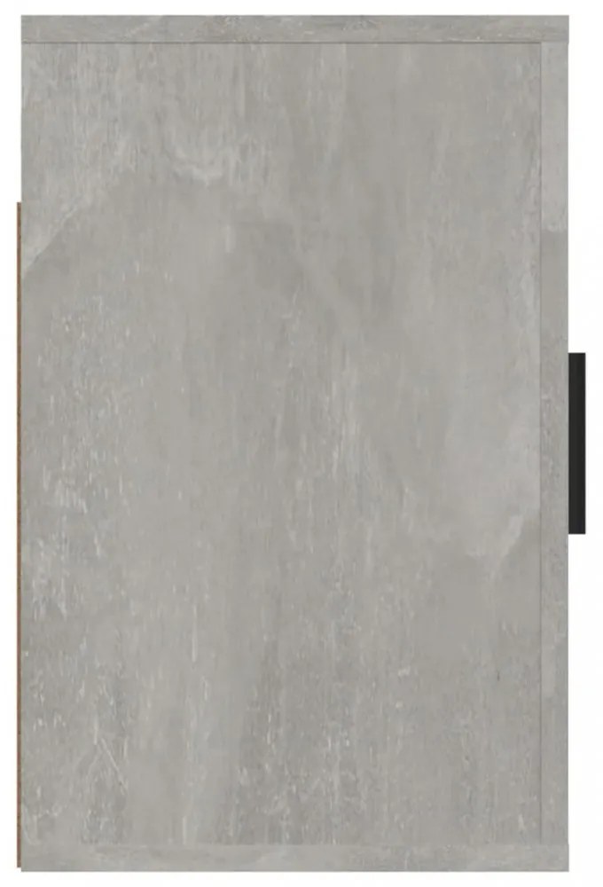 2 db betonszürke falra szerelhető éjjeliszekrény 50x30x47 cm