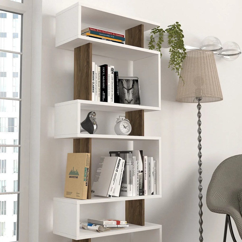 Blok White Walnut könyvtár