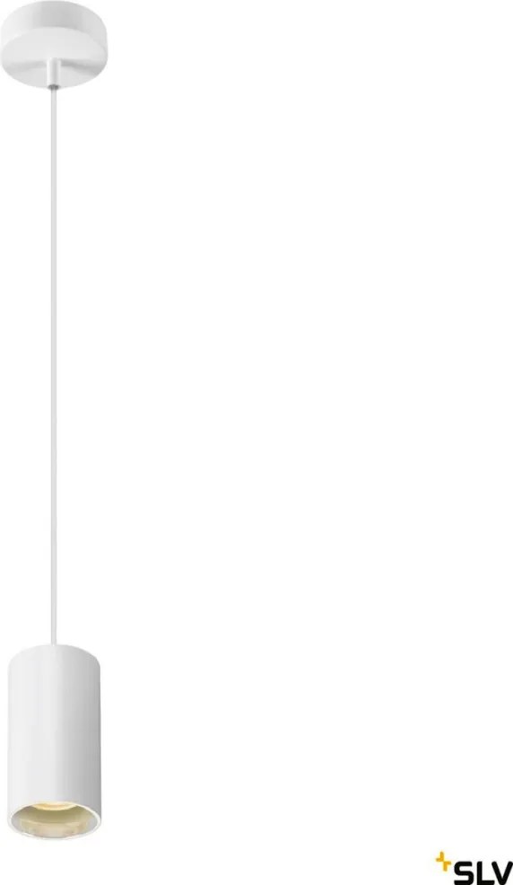 SLV 1006432 ASTO Hengeres Függesztett Lámpa Fehér GU10 IP20