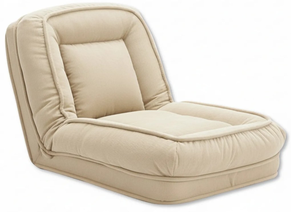 Relaxációs állítható fotel LAZY SOFA, bézs