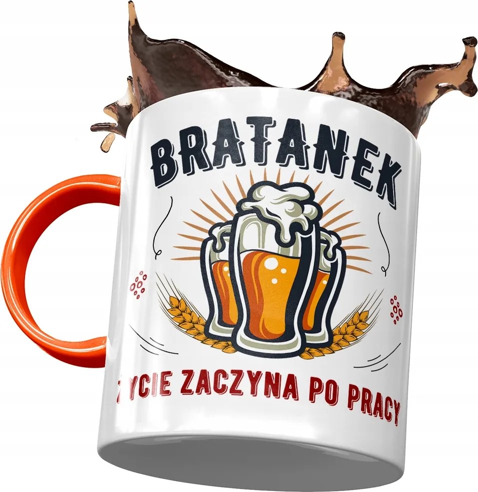 Narancssárga Bögre Az Árvácska számára Ideális Ajándék Fénykép Nyomtatással