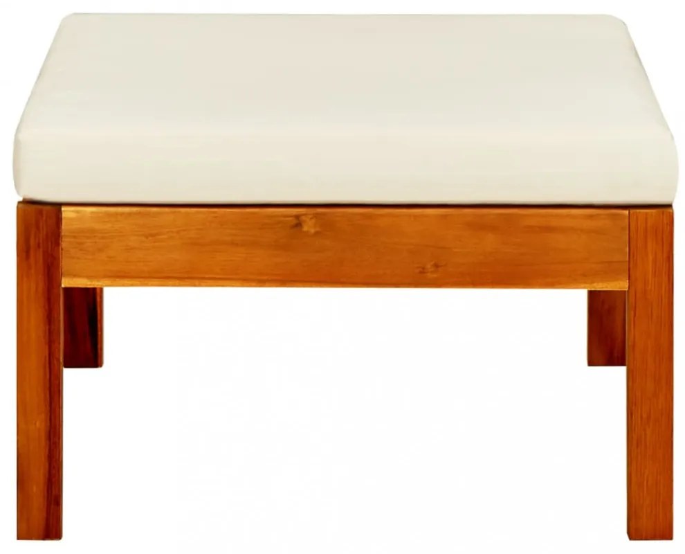 2 db tömör akácfa kerti lábtartó