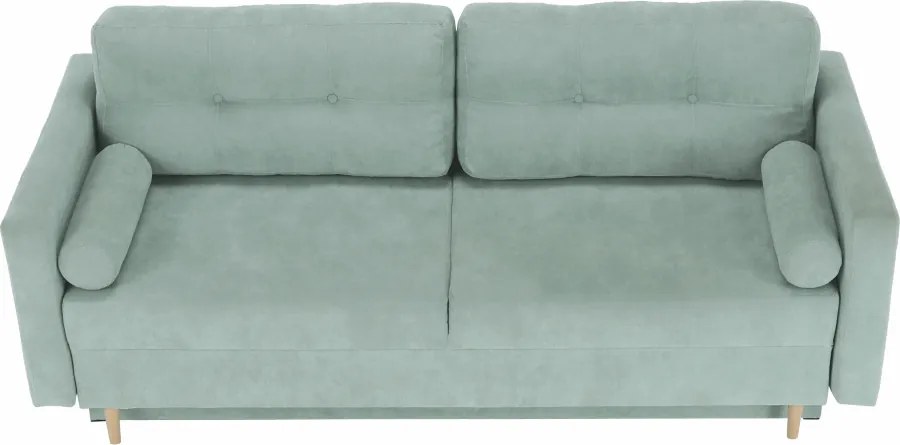 Szófa kinyitható, mentol anyag Queens, AURELIA