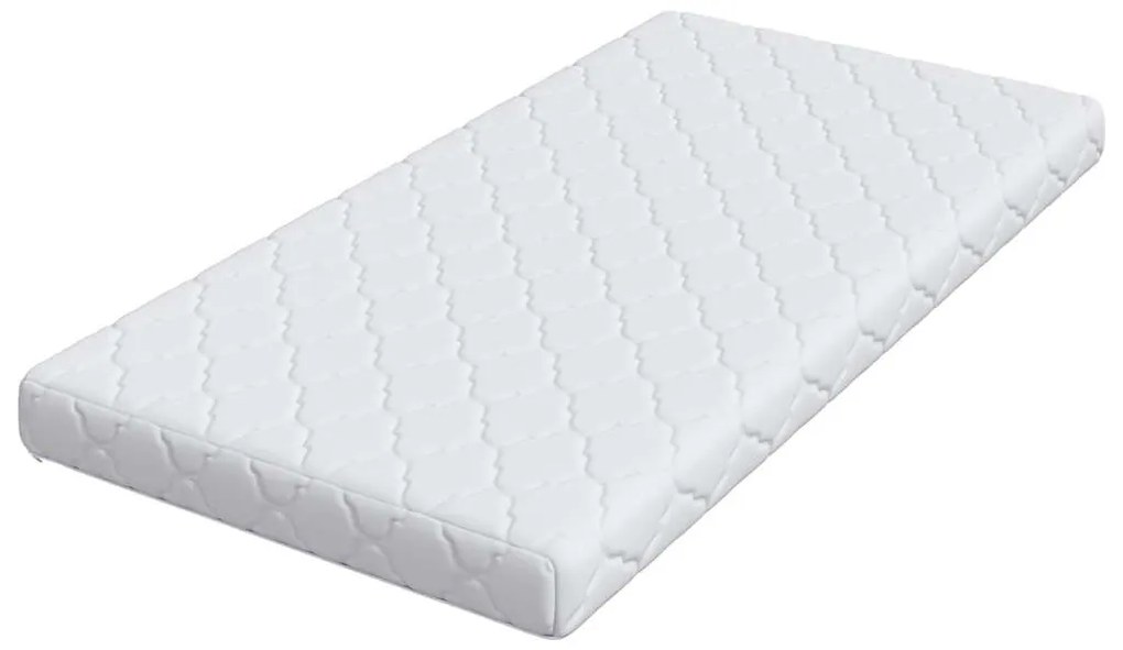 Matrac Kókuszréteggel Fehér 160 x 80 cm PU hab
