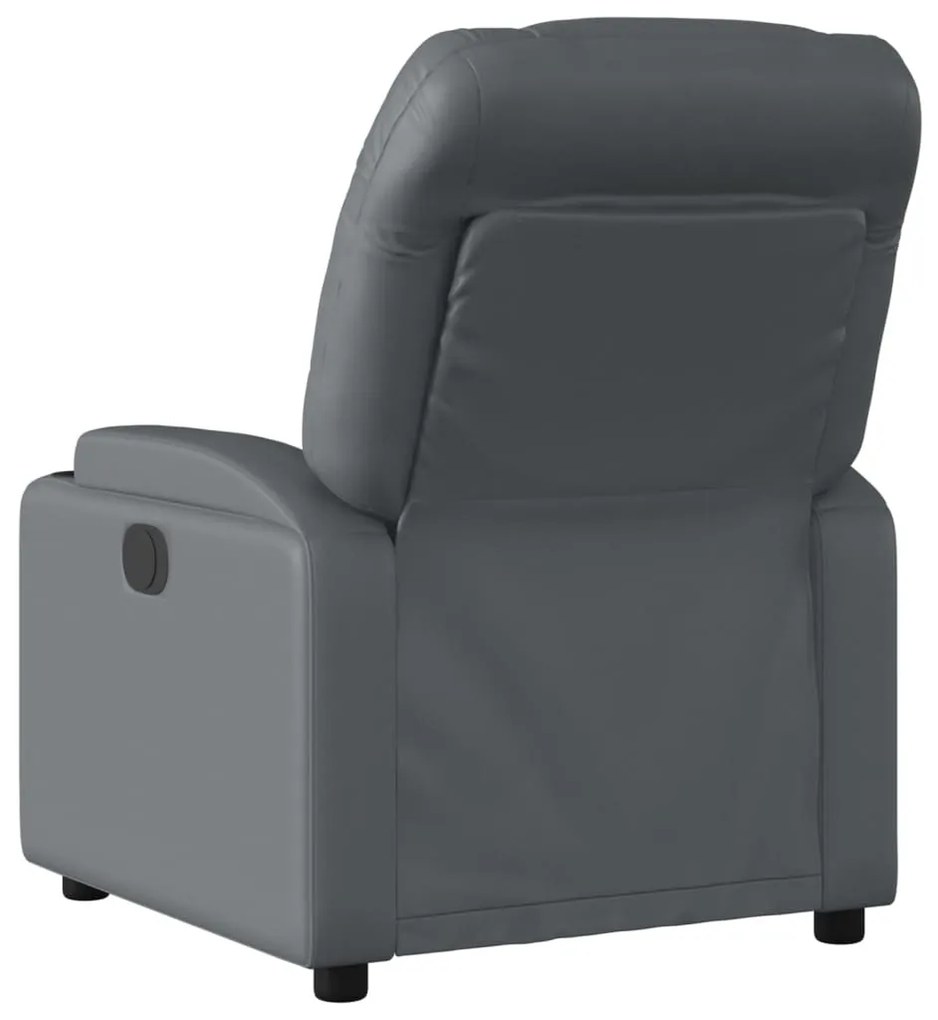 szürke műbőr relaxfotel