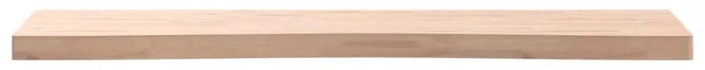 tömör bükkfa íróasztallap 110 x (55-60) x 4 cm