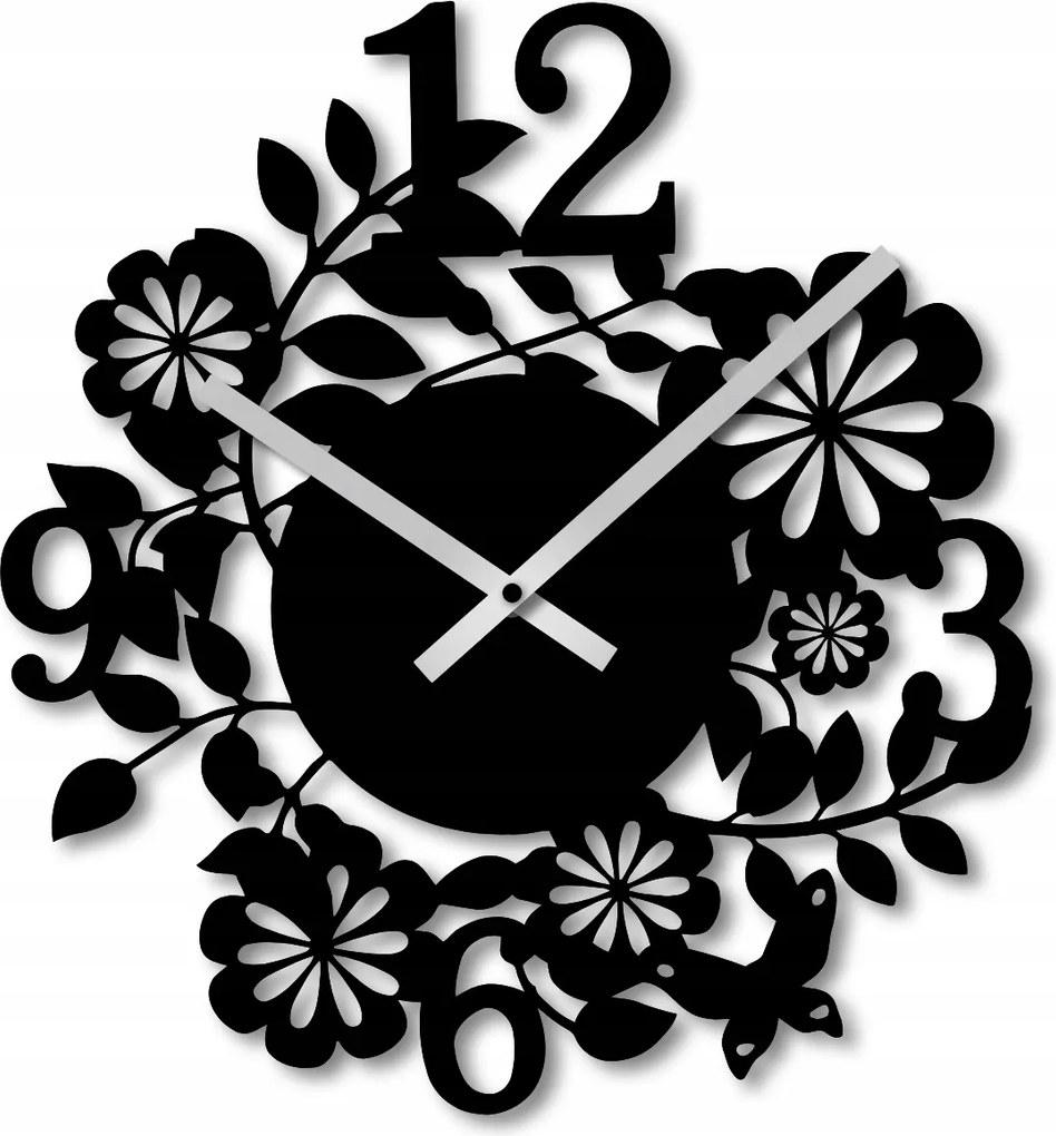 Falióra 60cm Falióra Nagy Áttört Óra Virágok