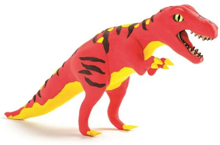 Dínó készítő modellező gyurmakészlet, T-Rex, MAPED CREATIV Dinos factory (IMAC907210)